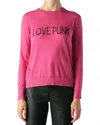 Zadig & Voltaire Miss Love Punk Intarsia Sweater In Pink