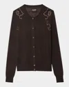 Zadig & Voltaire Missya West Strass Rhinestone Cardigan