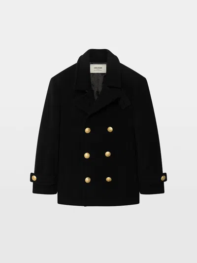 Zadig & Voltaire Mollysa Coat In Black