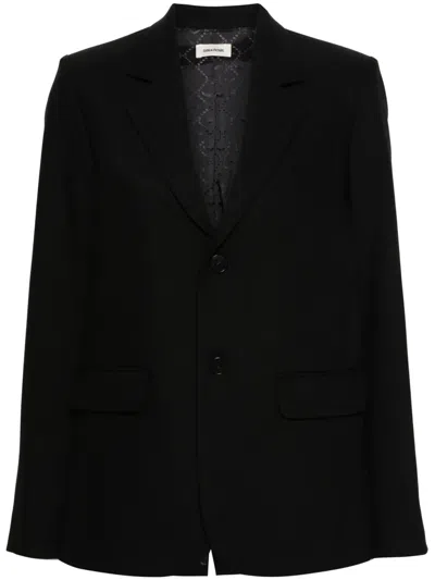 Zadig & Voltaire Mon Amour Blazer In Schwarz