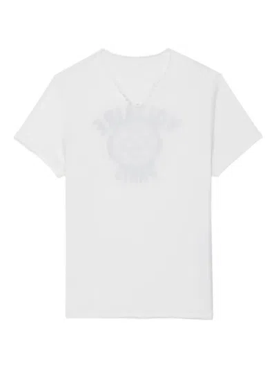 Zadig & Voltaire Monastir Blazon-graphic T-shirt In White