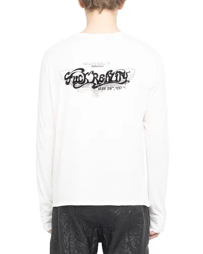 Zadig & Voltaire Monastir Long Sleeve Henley Tee In White