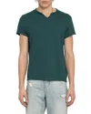 Zadig & Voltaire Monastir Split Collar Tee In Green