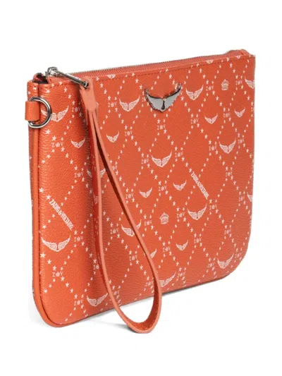 Zadig & Voltaire Monogram Clutch