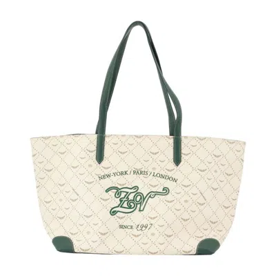Zadig & Voltaire Z Monogram Tennis Tote Bag In Green