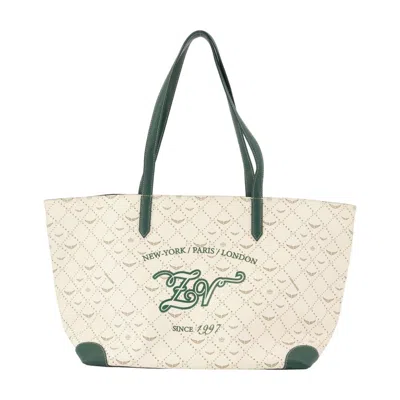 Zadig & Voltaire Monogram Quilted Tote Bag In Neutral