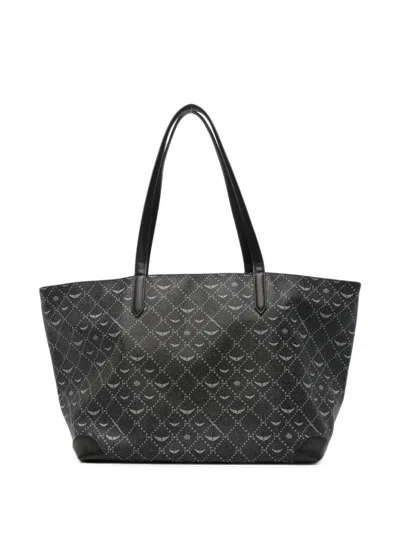 Zadig & Voltaire Monogram-print Tote Bag In Pink