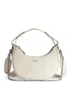 Zadig & Voltaire Moonrock Small Grained Leather Handbag In Flash