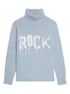 Zadig & Voltaire Mora Roll-neck Frayed-detail Sweater