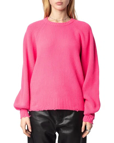 Zadig & Voltaire Moris Cashmere-blend Sweater In Multi