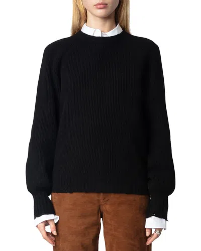 Zadig & Voltaire Moris Wews Sweater In Black