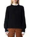 Zadig & Voltaire Moris Wews Sweater In Black