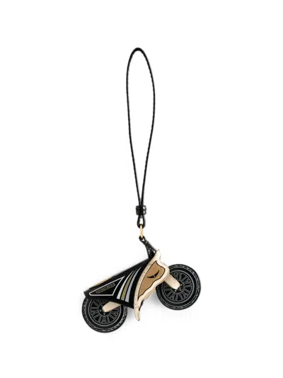Zadig & Voltaire Motorider Keyring In Black