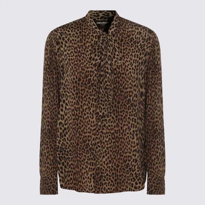 Zadig & Voltaire Multicolor Viscose Shirt In Animal Print