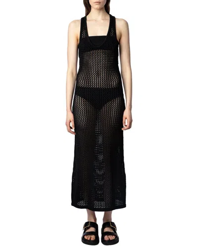 Zadig & Voltaire Nabys Dress In Black