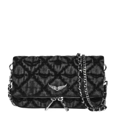 Zadig & Voltaire Nano Chain Shoulder Bag In Black