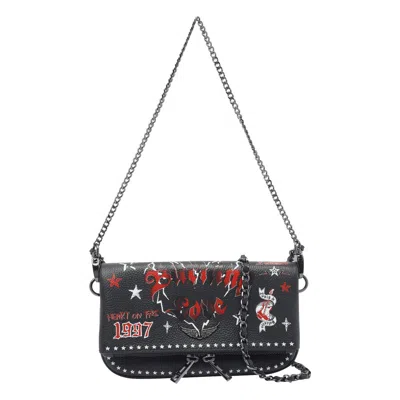 Zadig & Voltaire Nano Rock Punk Crossbody Bag In Black