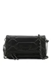 Zadig & Voltaire Quilted Chain Strap Shoulder Bag In Black