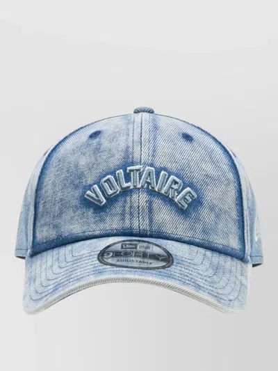 Zadig & Voltaire New Era Cotton Logo Cap Adjustable In Blue