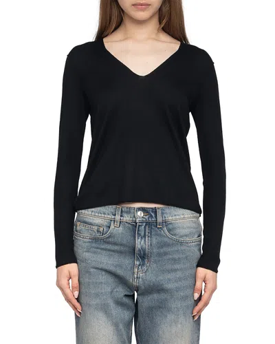 ZADIG & VOLTAIRE NOSFA WE LOGO WOOL SWEATER