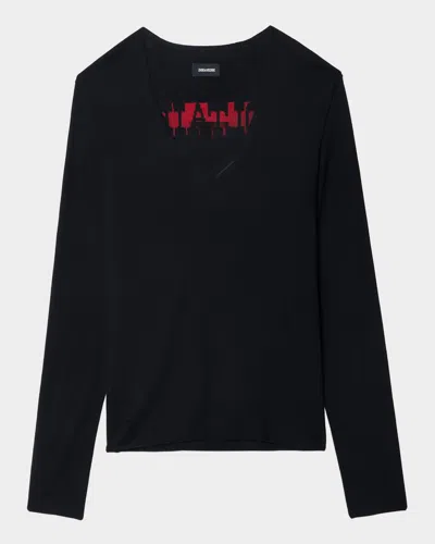 ZADIG & VOLTAIRE NOSFA WOOL SWEATER