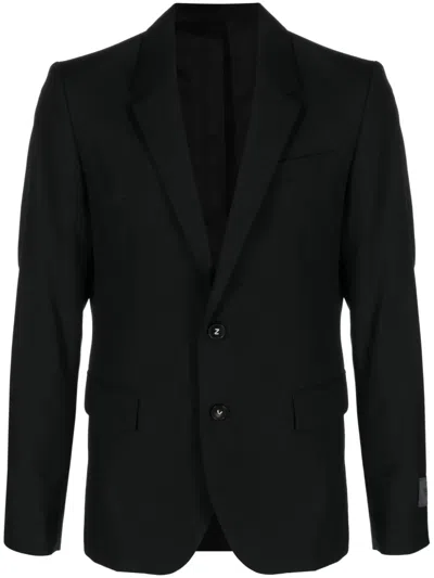 Zadig & Voltaire Notched-lapels Single-breasted Blazer In Black