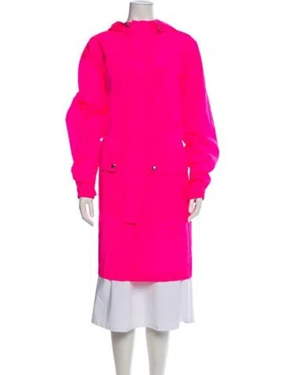 Pre-owned Zadig & Voltaire Nylon Coat W/ Tags In Pink