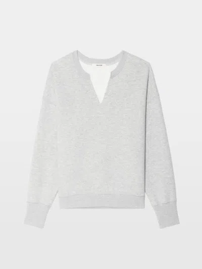Zadig & Voltaire Olive Sweatshirt In Multi