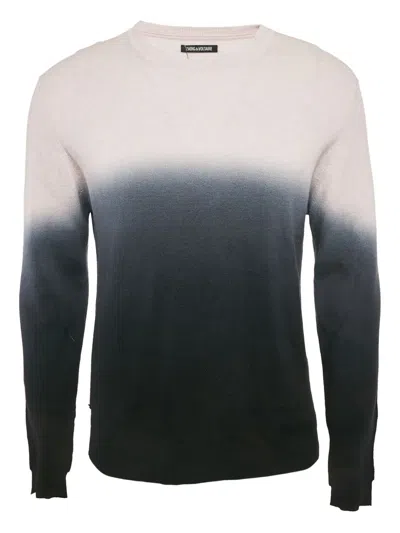 Pre-owned Zadig & Voltaire Ombré Knit Sweater