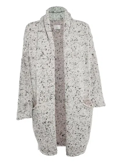 Pre-owned Zadig & Voltaire Open-front Cardigan In Gray
