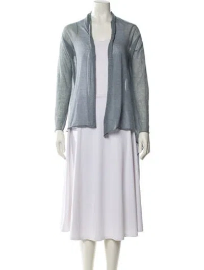 Pre-owned Zadig & Voltaire Open Front Sweater In Blue