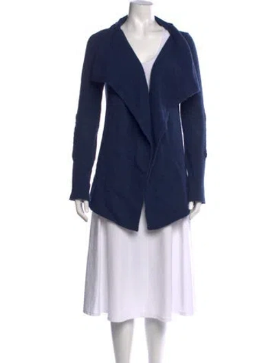 Pre-owned Zadig & Voltaire Open Front Sweater In Blue