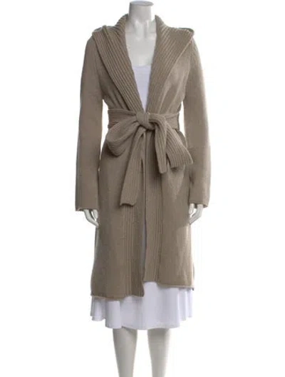 Pre-owned Zadig & Voltaire Open Front Sweater In Neutral