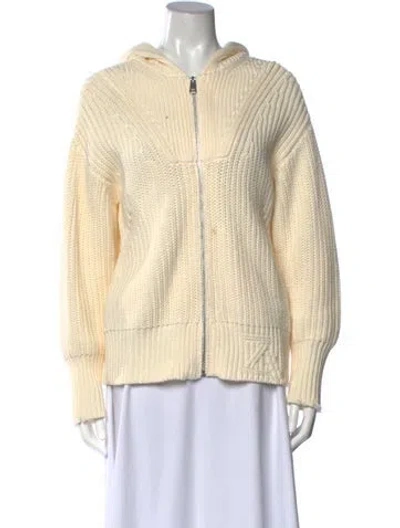 Pre-owned Zadig & Voltaire Open Front Sweater In Neutrals