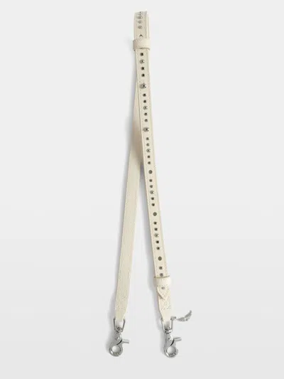 Zadig & Voltaire Overstudded Shoulder Strap In Neutral