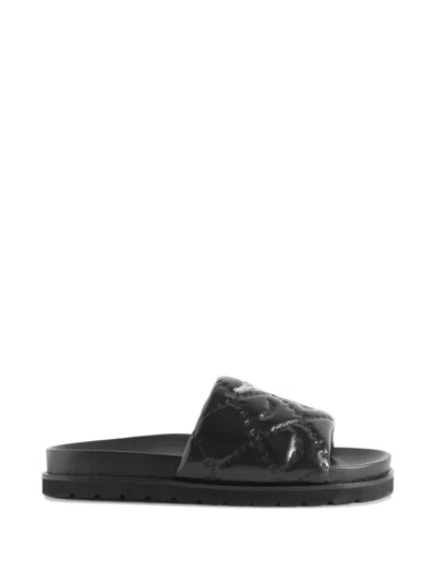 Zadig & Voltaire Padded Slides In Black