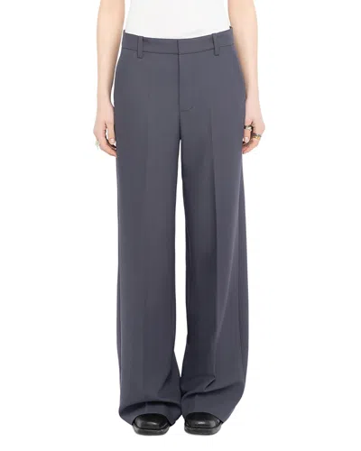 Zadig & Voltaire Panol Tailored Pants In Blue