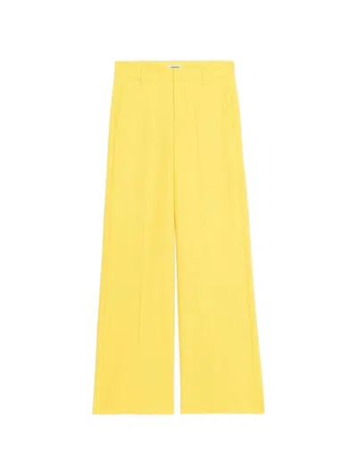Zadig & Voltaire Panol Trousers In Yellow