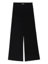 Zadig & Voltaire Womens Black Papel Low-rise Woven Trousers In Black