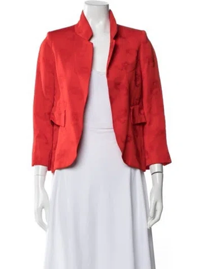 Pre-owned Zadig & Voltaire Patterned Jacket In Red