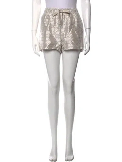 Pre-owned Zadig & Voltaire Patterned Mini Shorts In Neutrals