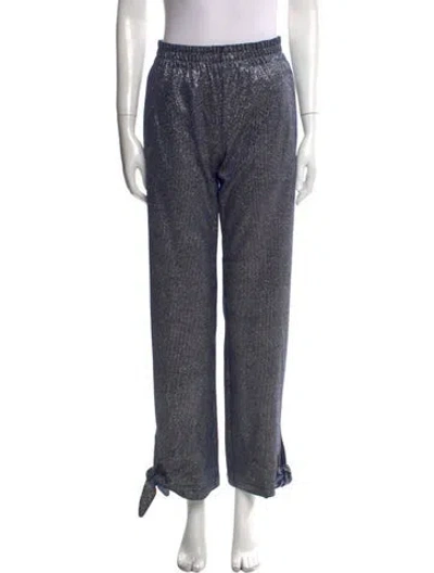Pre-owned Zadig & Voltaire Patterned Straight Leg Pants