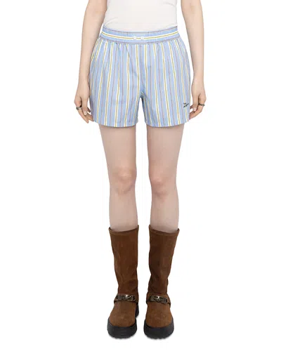 Zadig & Voltaire Pax Shorts In Blue
