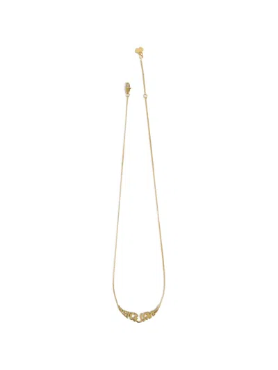 Zadig & Voltaire Peace Chain Necklace In Gold