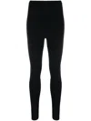 Zadig & Voltaire Rogers Perforated-embellished Leggings In Black