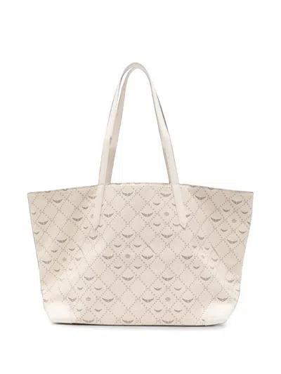 Zadig & Voltaire Perforated Logo-monogram Tote Bag In Black