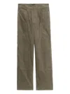 Zadig & Voltaire Pery Corduroy Patch-pocket Trousers In Green
