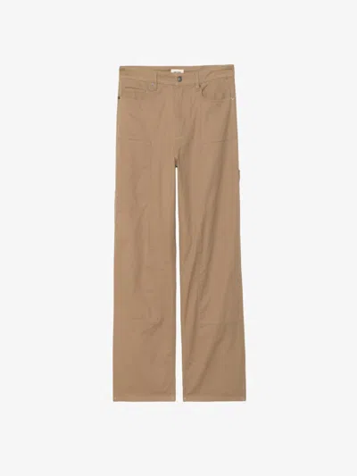 Zadig & Voltaire Pery Pants In Brown