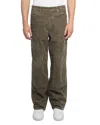 Zadig & Voltaire Pery Corduroy Patch-pocket Trousers In Green