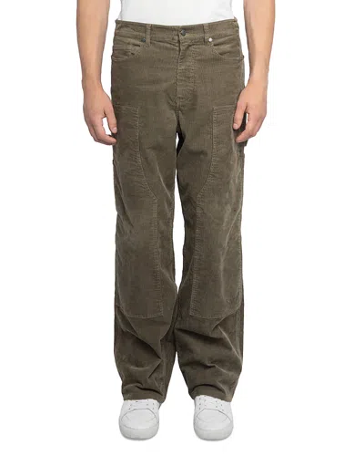 Zadig & Voltaire Pery Velvet Corduroy Pants In Green